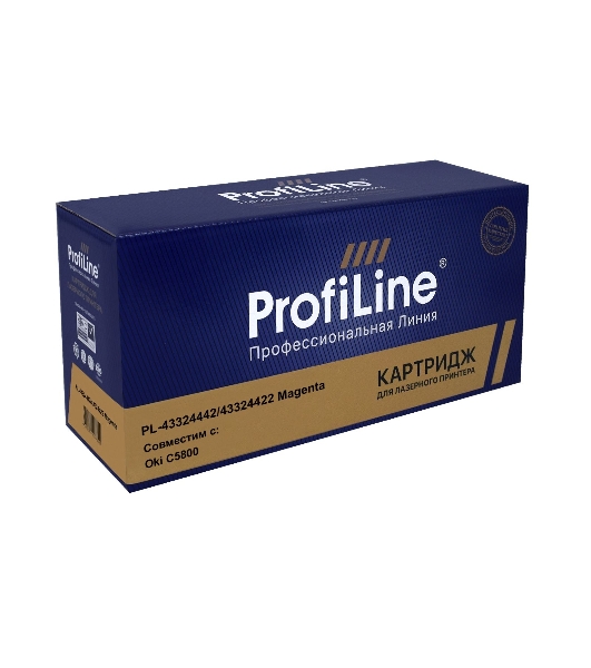 Картридж ProfiLine PL-43324442/43324422 для принтеров Oki C5800 Magenta 5000 копий