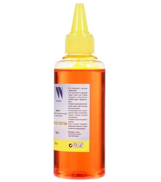 Чернила NVPrint универсальные на водной основе NV-INK100YBr для аппаратов Brother (100 ml) Yellow