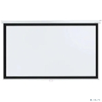 Настенный экран Lumien LEP-100127 Eco Picture 157х227см (рабочая область 124х221 см) (100') Matte White верх.кайма 30 см, восьмигранный корпус, возможность потолочн./настенного крепления, 16:9, цвет корпуса белый (треугольная упаковка), фото 1