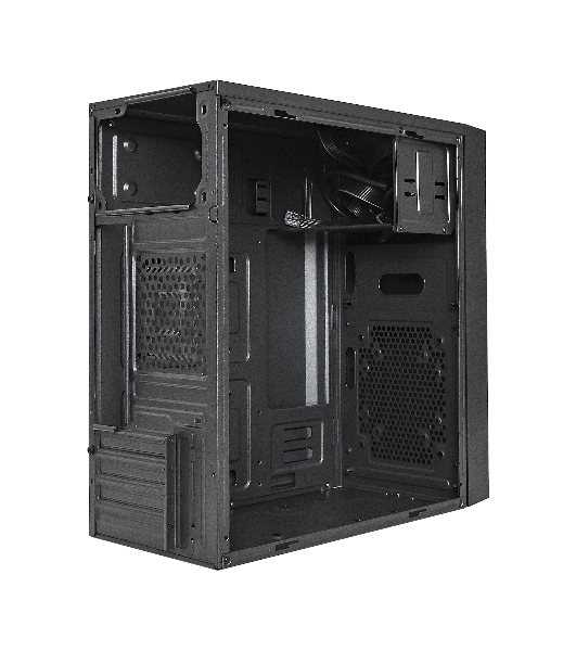 Компьютерный корпус Minitower ExeGate BAA-113-AAA450 (mATX, БП AAA450 с вент. 8см, 2*USB, аудио, черный)