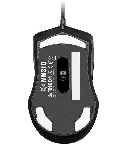 Мышь проводная Cooler Master MM-310-KKOL1 чёрный, 12000 dpi, USB Type-A, кнопки - 6