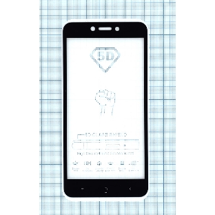 Защитное стекло 'Полное покрытие' для Xiaomi Redmi Go черный