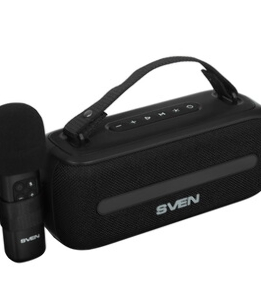 Колонка портативная SVEN PS-255 черный 12W 1.0 BT 3600mAh