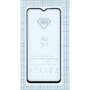 Защитное стекло 'Полное покрытие' для Xiaomi Redmi Note 8 Pro
