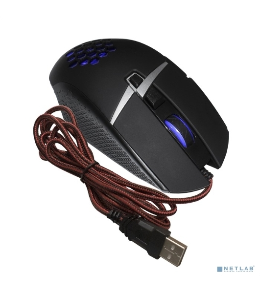 Мышь проводная ExeGate Gaming Standard Laser GML-14 черный, 4000 dpi, USB, кнопки - 8