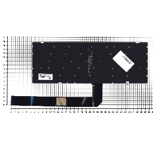 Клавиатура для ноутбука Lenovo Yoga Chromebook C630, черная с подсветкой