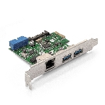 Контроллер ExeGate EX290278RUS EXE-362 PCI-E 2.0, 2*USB 3.0 ext + 1*USB 3.0 int + LAN UTP 1000Mbps, разъем доп.питания (OEM), фото6