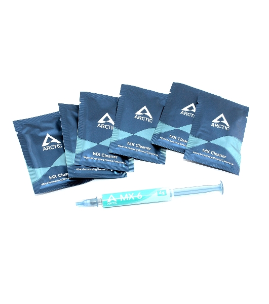 Термопаста Arctic Cooling MX-6 Thermal Compound 4г. с очистителем MX Cleaner