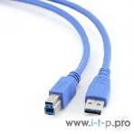 Кабель Gembird CCP-USB3-AMBM-6 USB 3.0 PRO кабель для соед. 1.8м AM/BM позол. контакты, пакет, фото2