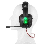 Гарнитура QUMO Arsenal чёрный, проводная, USB, подсветка, фото3