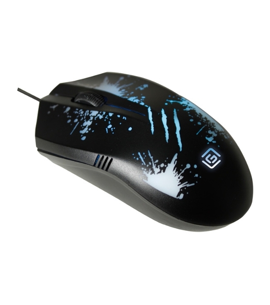 Мышь проводная Oklick 399M STIGMA черный, 1200 dpi, USB, кнопки - 3
