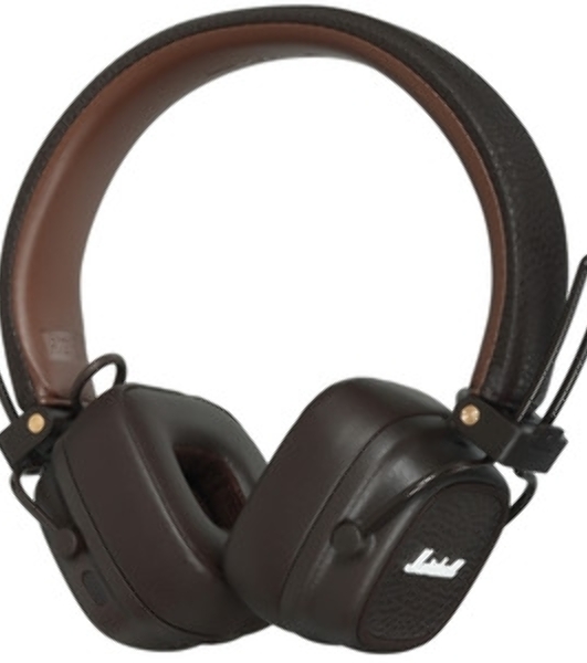 Беспроводные/проводные наушники Marshall Major V коричневый, накладные, Bluetooth + проводной, беспроводная зарядка, до 100 ч