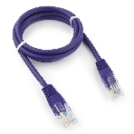 Патч-корд UTP Cablexpert cat.5e, 1м, литой, многожильный, фиолетовый, фото5