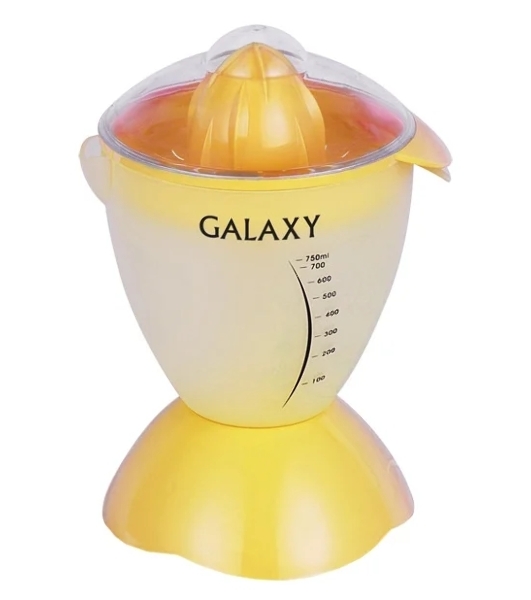 Соковыжималка Galaxy GL 0852 красный/прозрачный, цитрусовая, 50 Вт, 1000 мл, механическое