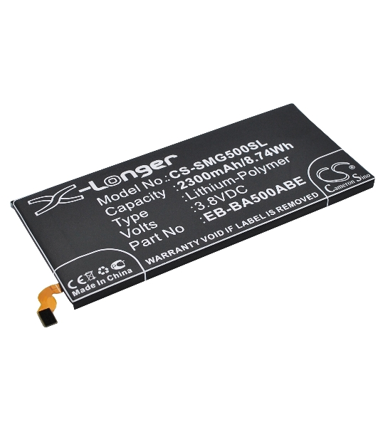 Аккумулятор CameronSino CS-SMG500SL EB-BA500ABE для Samsung Galaxy A5 SM-A500F 3.8V, 2300mAh, 8.74Wh