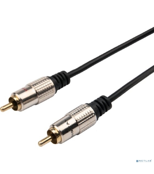 Шнур Rexant Стерео 3,5 мм - 2 RCA длина 1,5 метра (GOLD-металл)
