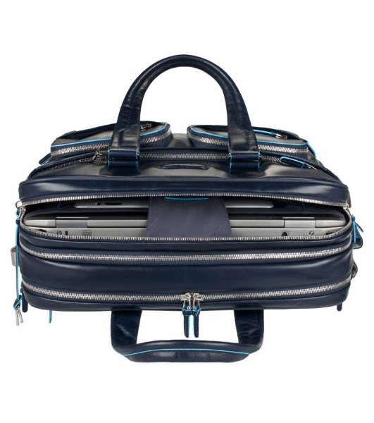Сумка для ноутбука Piquadro Blue Square CA2765B2/BLU2 синий натур.кожа