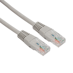 Пaтч-корд U/UTP Rexant, cat.5e, RJ45-RJ45, неэкранированный, LSZH серый, 3м