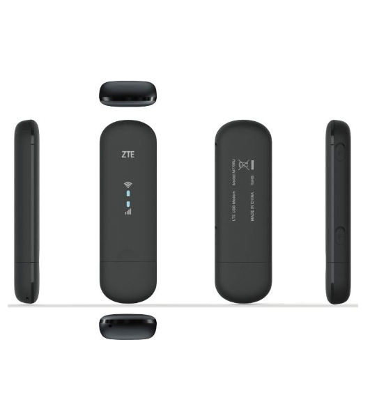 Модем 2G/3G/4G ZTE MF79RU USB Wi-Fi Firewall +Router внешний черный