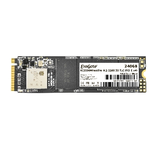 Накопитель SSD ExeGate NextPro KC2000TP240, 240Gb, M.2 2280, PCIe 3.0 x4, NVMe, R/W 1500/900