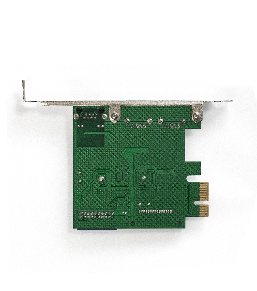 Контроллер ExeGate EX290278RUS EXE-362 PCI-E 2.0, 2*USB 3.0 ext + 1*USB 3.0 int + LAN UTP 1000Mbps, разъем доп.питания (OEM)