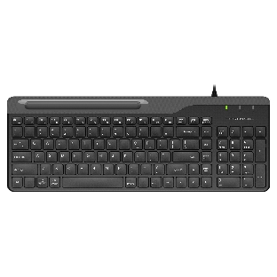 Клавиатура проводная A4Tech Fstyler FK25, USB, черный/серый