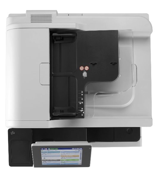 МФУ лазерное HP LaserJet Enterprise MFP M725f, лазерный принтер/сканер/копир/факс A3, 40ppm, 1200dpi, 1024Mb, 320Gb HDD, 5 trays 100+250+250+500+500, Cabinet, ADF100, Duplex, USB/LAN/FIH, Color LCD20i, 1y warr, repl. Q7830A M5035x, Q7831A M5035xs)