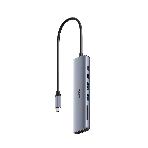 USB-концентратор CUDY UH407, USB Type-C, HDMI, microSD/SD, адаптер/USB Type-C, фото4