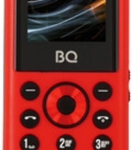 Мобильный телефон BQ 1858 Barrel красный/черный