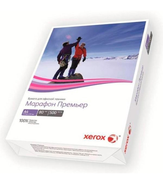 Бумага офисная Xerox Марафон Премьер A4 (450L91720) A4, 80г/м2, 500 листов, 210x297мм, класс 'A'