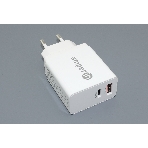 Блок питания (сетевой адаптер) Amperin USB-А, USB-C (YDS-TC045-011) 45W, белый, фото2