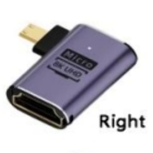 Переходник micro HDMI на HDMI вправо