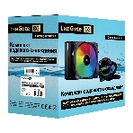 Комплект жидкостного охлаждения ExeGate BlackWater-120V3.PWM.RGb (RGb подсветка, LGA2066/2011/1366/1150/1151/1155/1156/1200/1700/1851/AM4/AM5/FM1/FM2/FM2+/AM2/AM2+/AM3/AM3+, TDP 150W, Fan 120мм 4pin PWM 600-1800RPM Hydro bearing, помпа 3pin 2700RPM, макс. шум 37db, с термопастой, на винтах, черный, Color Box), фото12