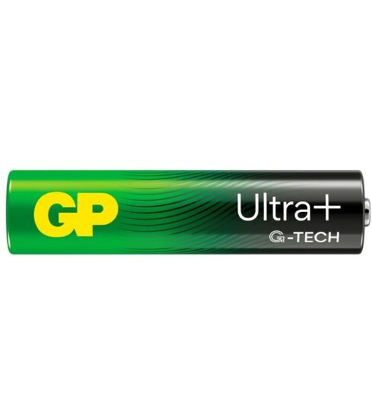 Алкалиновые батарейки c технологией G-tech GP Ultra Plus Alkaline 24А AАA - 4 шт. на блистере