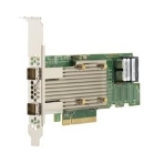 Контроллер LSI SAS 9400-8i8e SGL (05-50031-02), PCIe 3.1 x8 LP, Tri-Mode SAS/SATA/NVMe 12G HBA, 16port(2*int SFF8643+2*ext SFF8644), 3516 IOC, фото 1