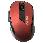 Мышь беспроводная Qumo Office Line M62 красный, 1600 dpi, радиоканал, USB, кнопки - 6, фото 1