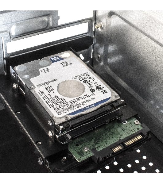 Салазки (переходник) ExeGate EX292548RUS HD-22O13TbM металлические для установки 2xHDD/SSD 2.5' или 1xHDD 3.5' на заднюю панель корпуса