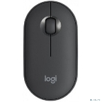 Мышь беспроводная Logitech Pebble M350 графитовый, 1000 dpi, радиоканал, Bluetooth, USB, кнопки - 3, фото38