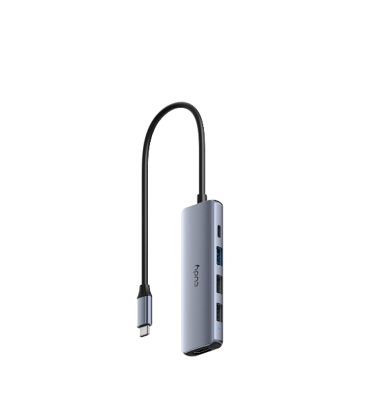 USB-концентратор CUDY UH405, USB Type-C, HDMI, USB, адаптер/ USB Type-C