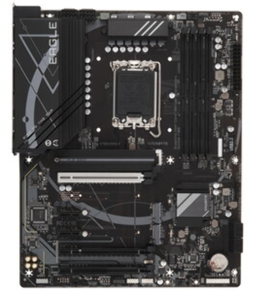 Материнская плата Gigabyte Z790 EAGLE, LGA 1700, Intel Z790, 4xDDR5, 4xSATA, 3xM.2, 1xPCIe 5.0 x16, 1xPCIe 4.0 x4, 1xPCIe 3.0 x1, 1xHDMI, 1xDP, 1x 2.5Gb LAN, 4xUSB-A 3.2 Gen 1, 1xUSB-A 3.2 Gen 2, 2xUSB-A 2.0, 1xUSB-C 3.2 Gen 2, 3x3.5 мм, 7.1, ATX