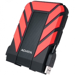 Внешний HDD 2.5' ADATA HD710P, 1TB, USB 3.2 Gen 1 Type-A, 5400 rpm, черный/красный