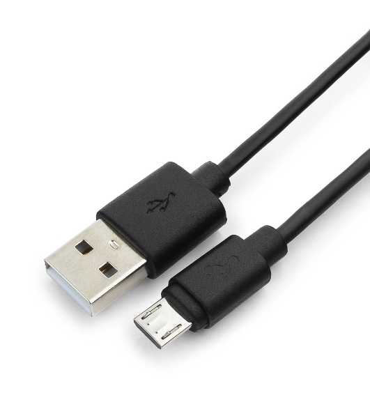 Кабель USB 2.0 Pro Гарнизон GCC-mUSB2-AMBM-1.8M, AM/microBM 5P, 1.8м, черный, пакет