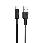 Кабель USB 2.0 hoco X25, AM/microBM, черный, 1м, фото2