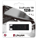 Флешка USB Kingston DataTraveler DT70 (DT70/128Gb), 128Gb, USB Type-C 3.2, R/W 70/45, черный, фото8