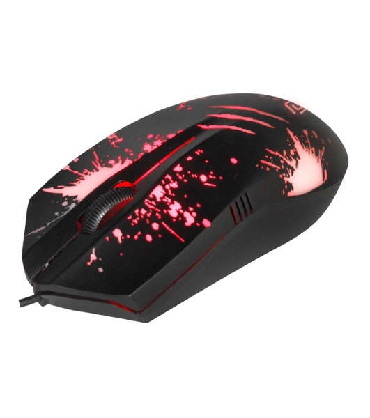 Мышь проводная Oklick 399M STIGMA черный, 1200 dpi, USB, кнопки - 3