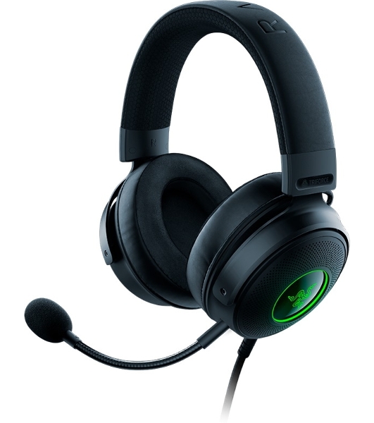 Гарнитура Razer Kraken V3 чёрный, проводная, USB, подсветка