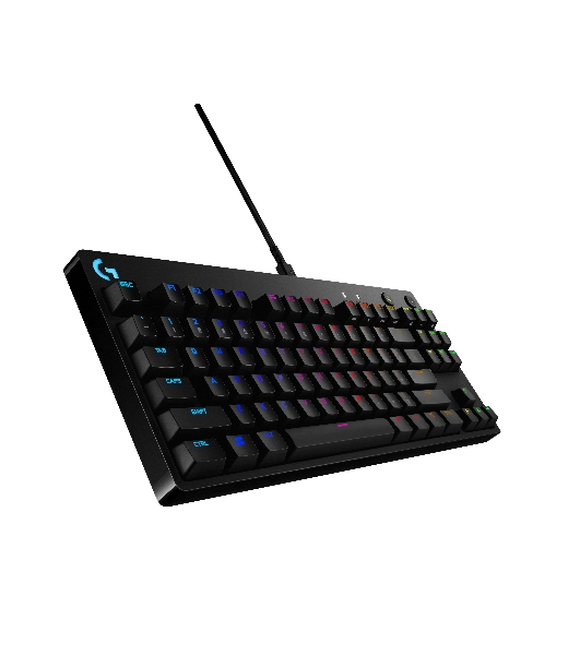 Клавиатура Logitech Gaming PRO проводная, USB Type-A, чёрный