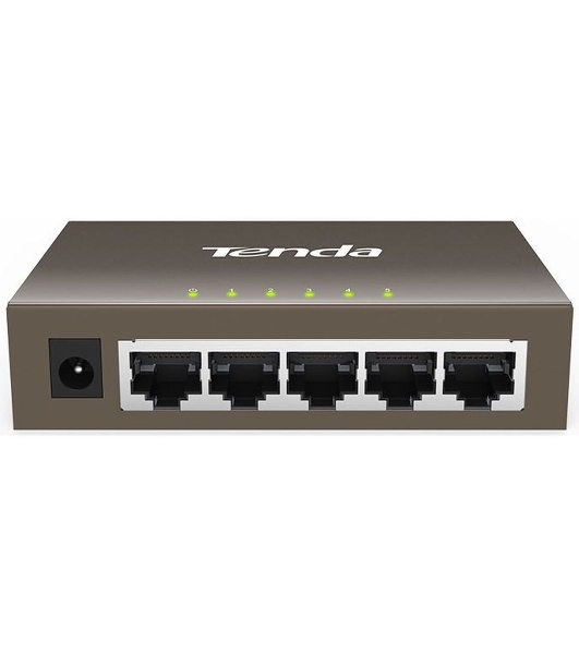 Коммутатор Tenda TEG1005D5-портовый гигабитный настольный