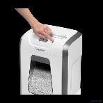 Шредер Fellowes PowerShred 15С белый (секр.P-4) фрагменты 15лист. 19лтр. скрепки скобы пл.карты, фото3