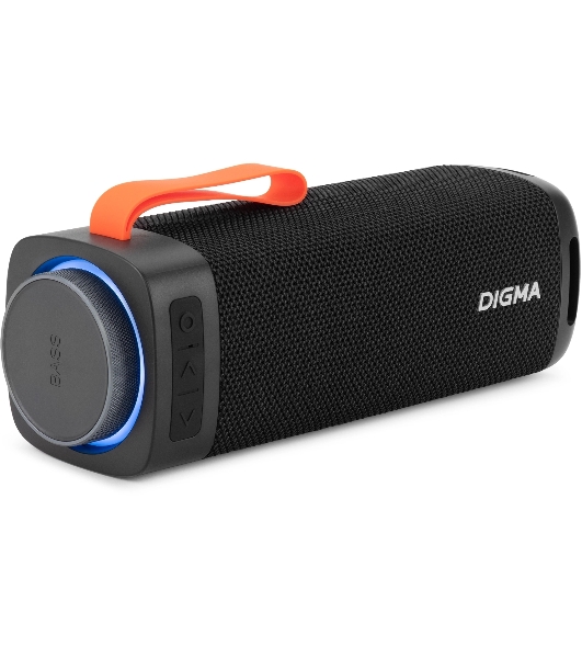 Портативная колонка Digma D-PS1522 черный 60W 2.0 BT 10м 3000mAh